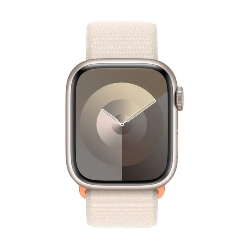 Apple Watch 9 45mm Aluminium Starlight with Sport Loop Starlight 