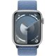 Apple Watch 9 45mm Aluminium Silver with Sport Loop Winter Blue 