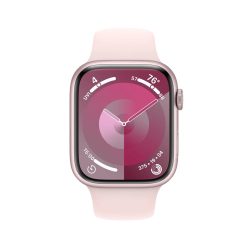   Apple Watch 9 45mm Aluminium Pink with Sport Band Light Pink M/L 