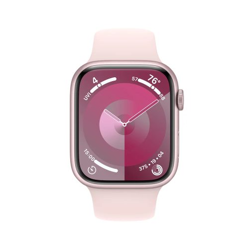Apple Watch 9 45mm Aluminium Pink with Sport Band Light Pink M/L 