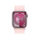 Apple Watch 9 45mm Aluminium Pink with Sport Loop Light Pink 