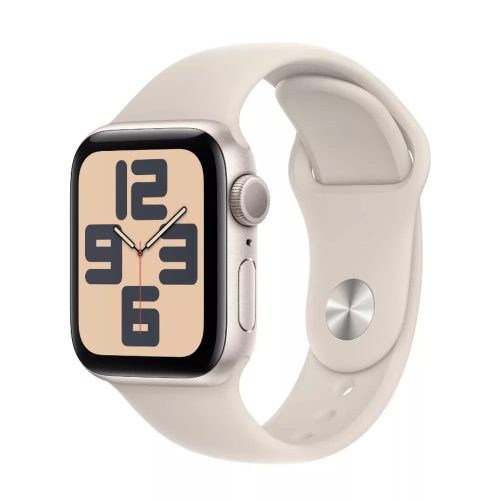 Apple Watch SE 40mm 2023 Aluminium with Sport Strap Starlight Beige M/L 