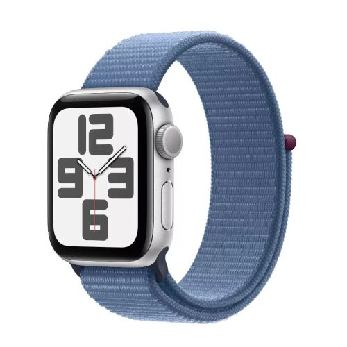 Apple Watch SE 40mm 2023 Aluminium Silver with Sport Loop Winter Blue 