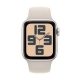 Apple Watch SE 44mm 2023 Aluminium with Sport Strap Starlight Beige S/M 