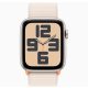 Apple Watch SE 44mm 2023 Aluminium with Sport Loop Starlight Beige 