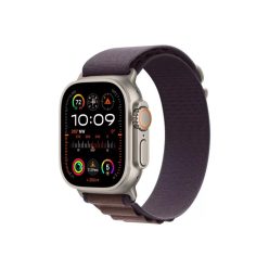   Apple Watch Ultra 2 49mm Titanium with Alpine Loop Strap Indigo Medium 