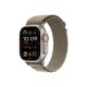 Apple Watch Ultra 2 49mm Titanium with Alpine Loop Strap Olive Large 