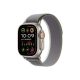 Apple Watch Ultra 2 49mm Titanium with Trail Loop Strap Green Gray M/L 